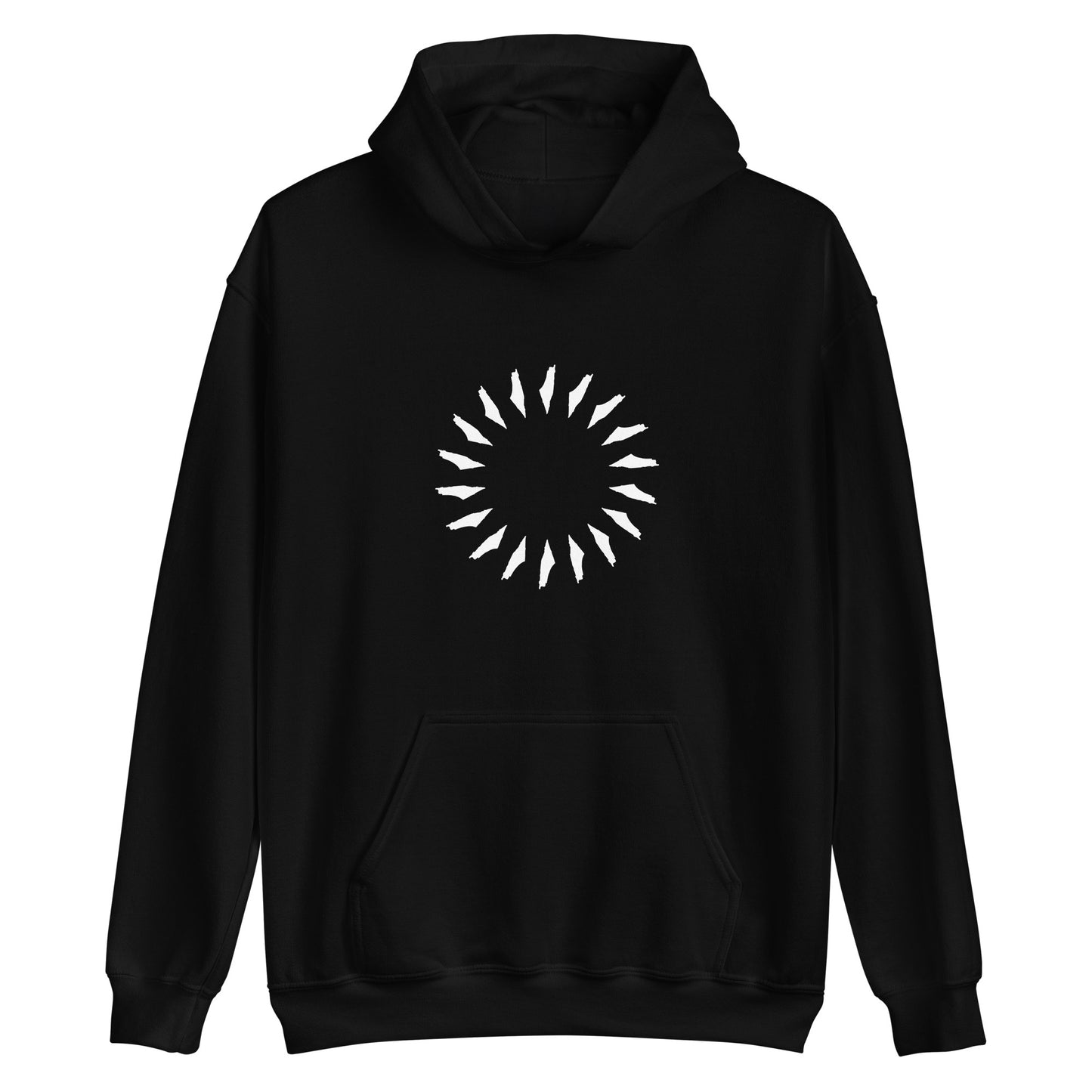 Artistic Palestine Hoodie - Map Pattern - Unisex - Free Palestine
