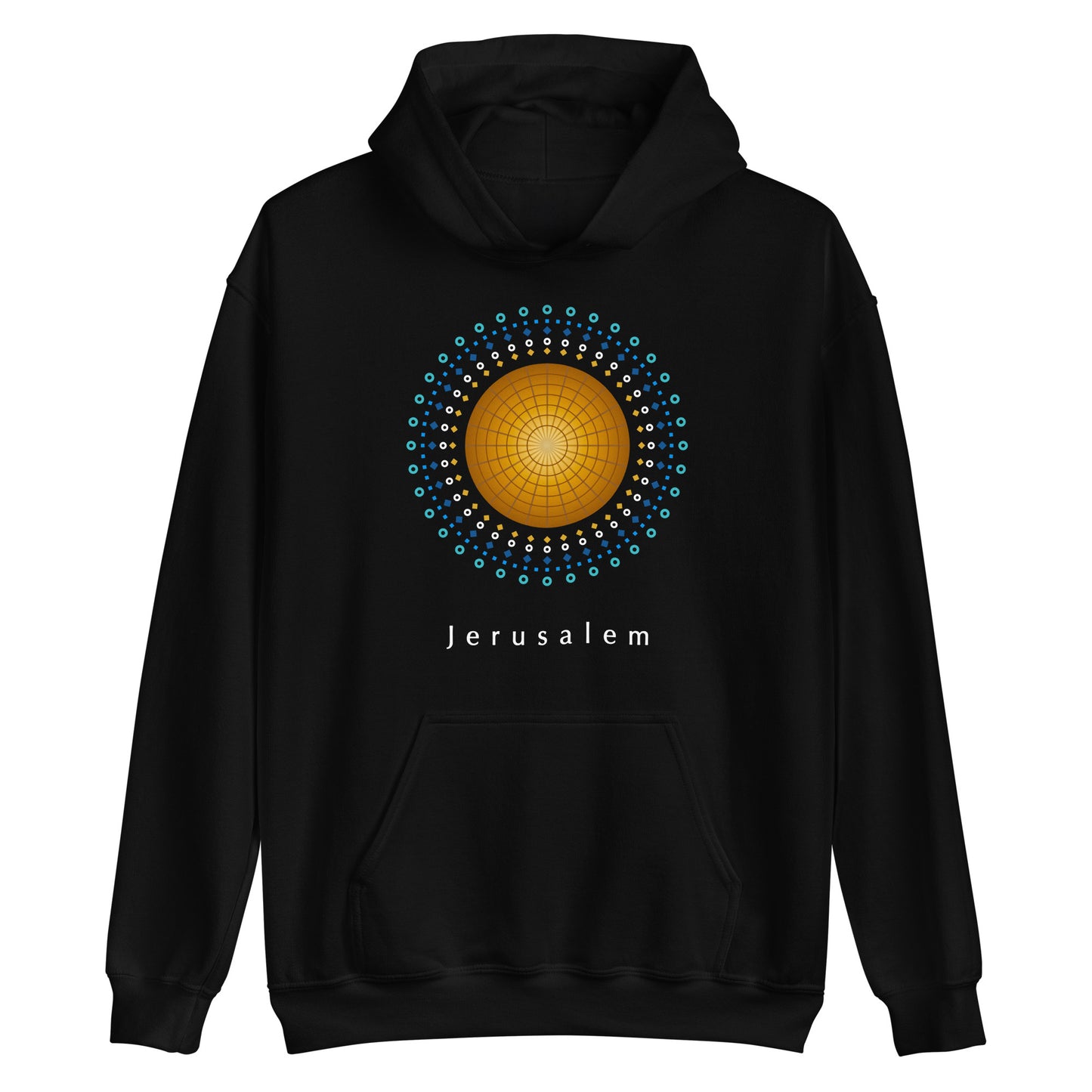 Dome of the Rock Art Hoodie - Jerusalem Art - Free Palestine
