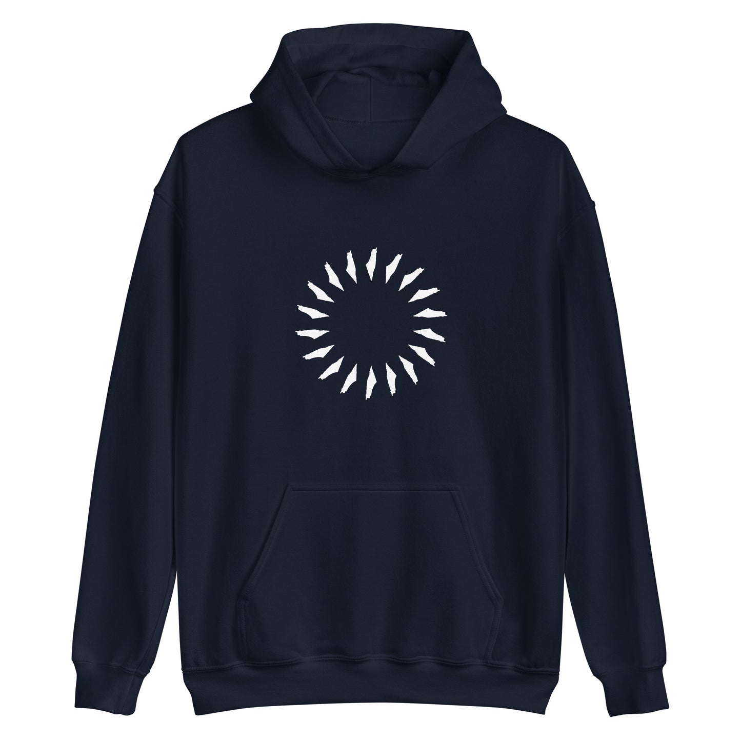 Artistic Palestine Hoodie - Map Pattern - Unisex - Free Palestine