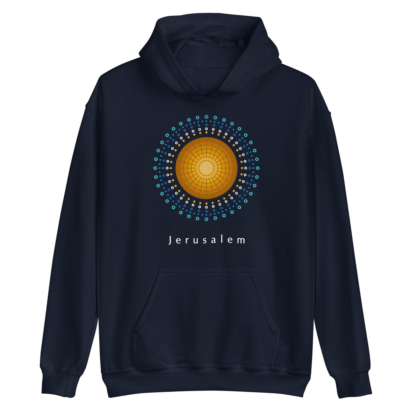 Dome of the Rock Art Hoodie - Jerusalem Art - Free Palestine