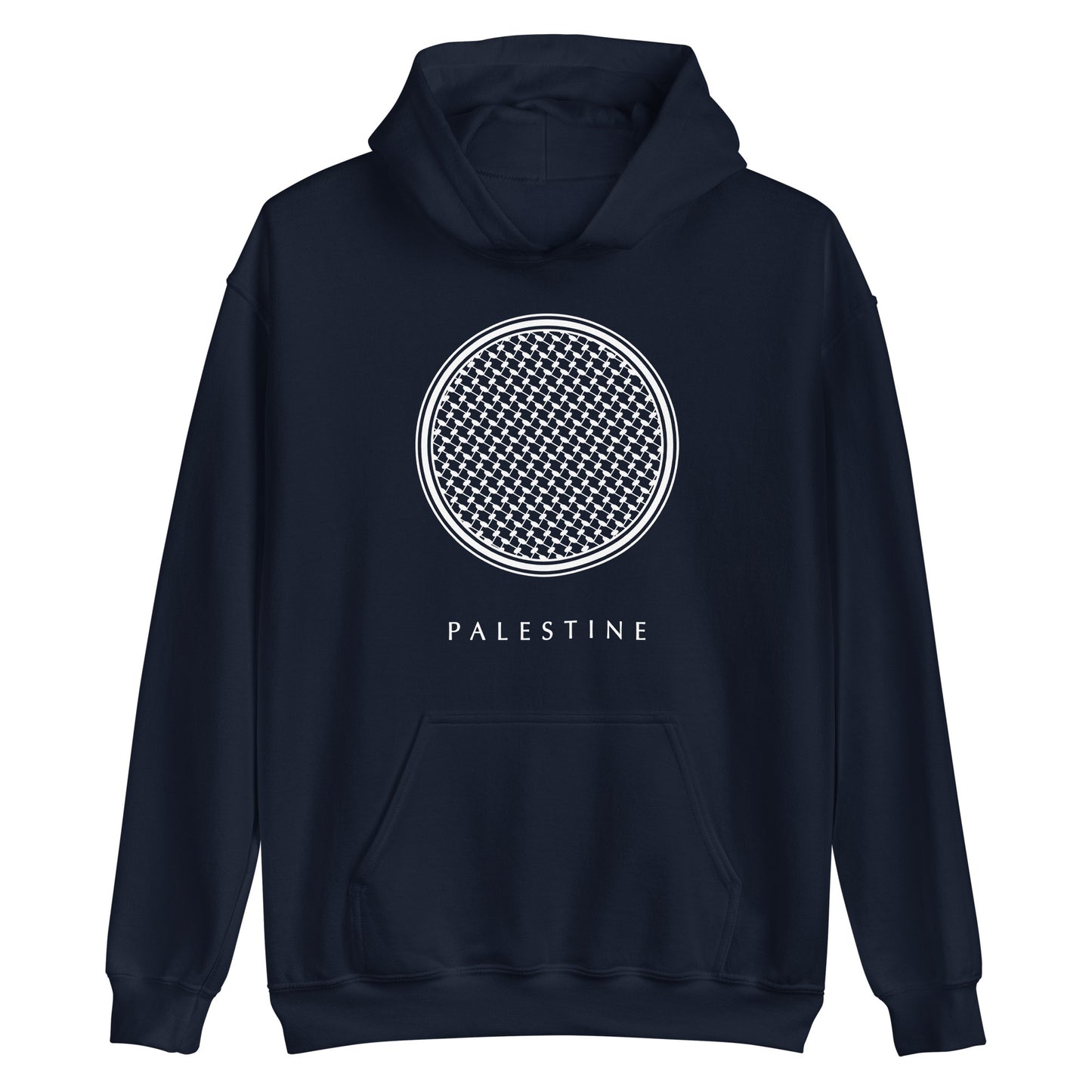 Keffiyeh Hoodie - Palestinian Scarf Design - Free Palestine