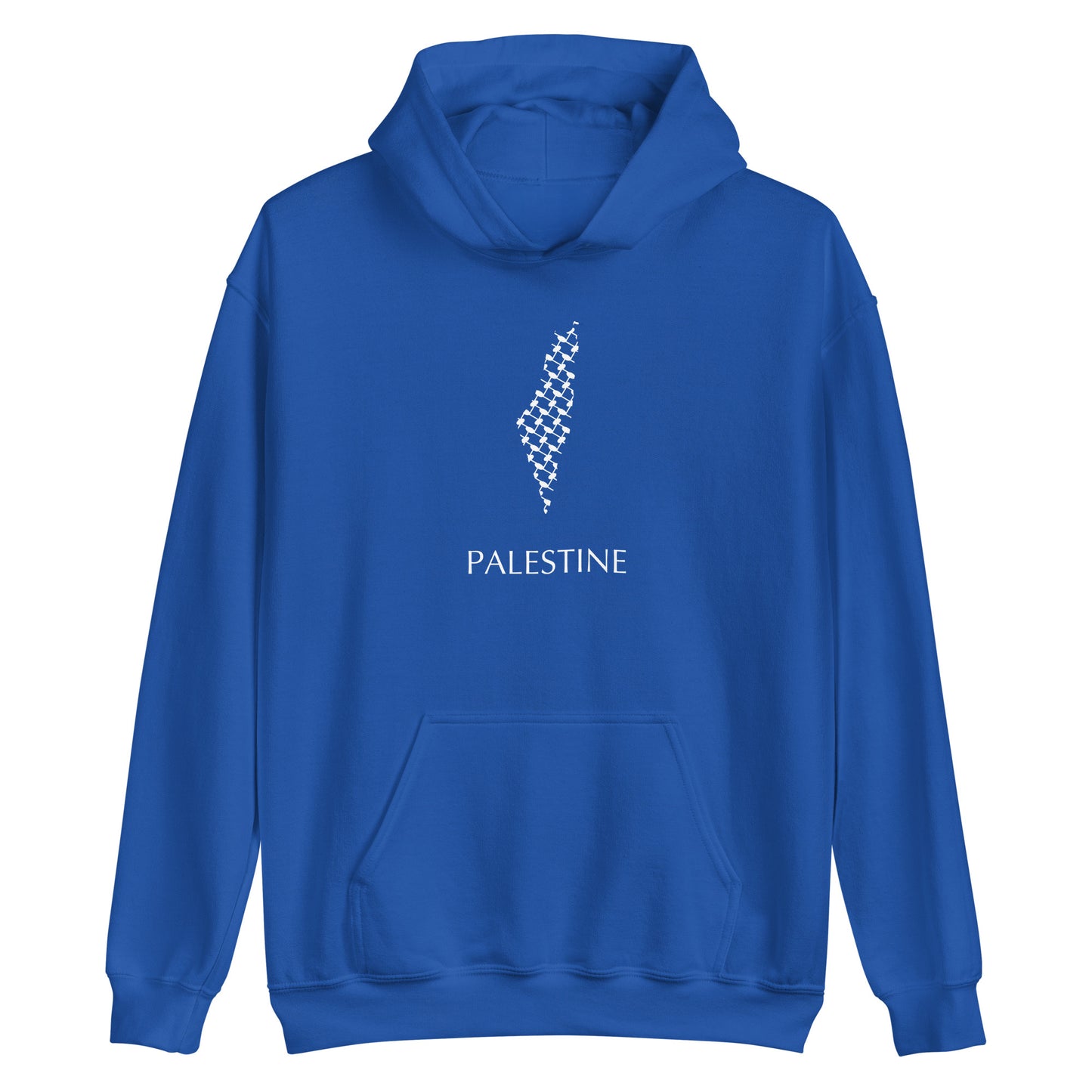 Palestine map scarf art - Keffiyeh Art Hoodie - Free Palestine
