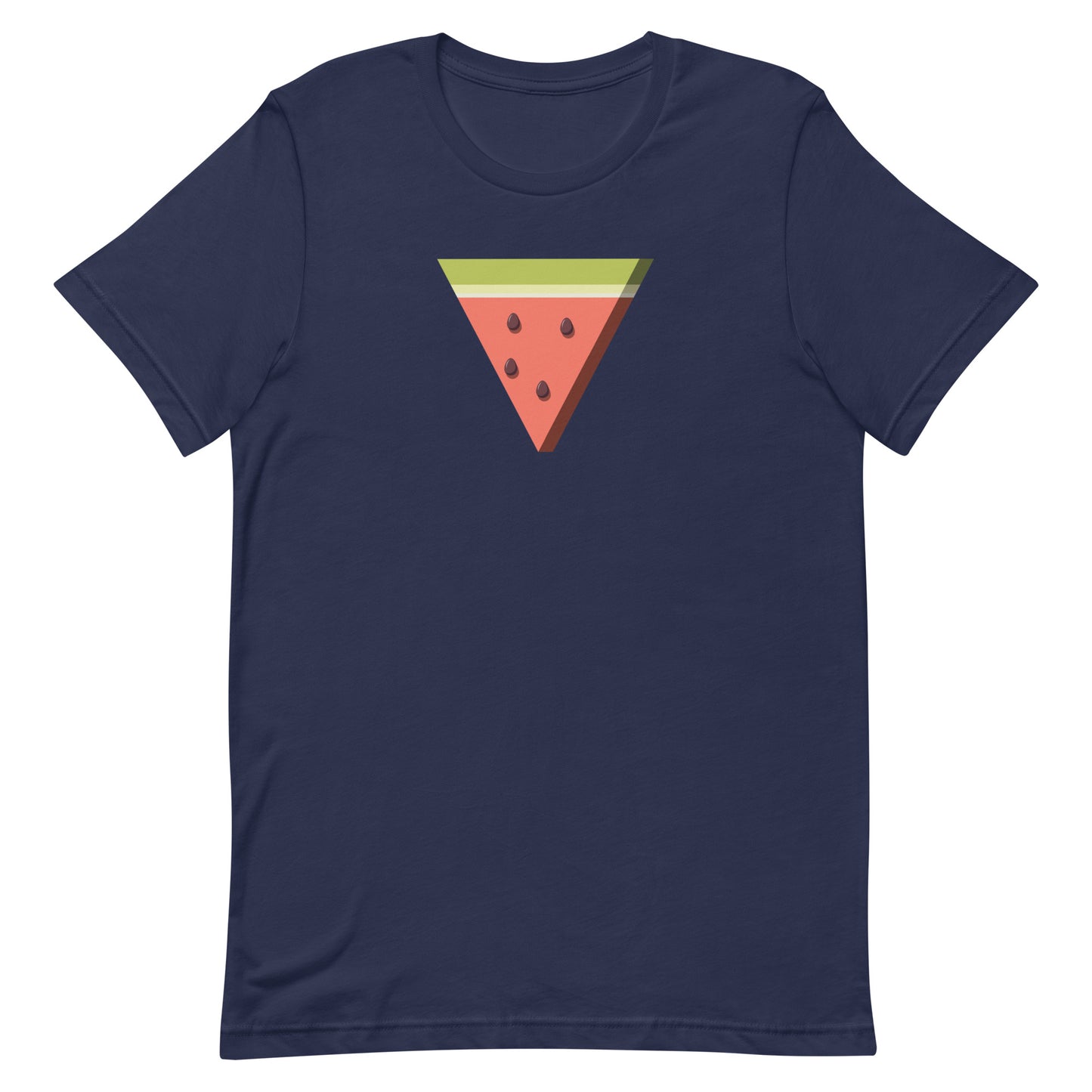 3D Watermelon Triangle Unisex t-shirt - Free Palestine