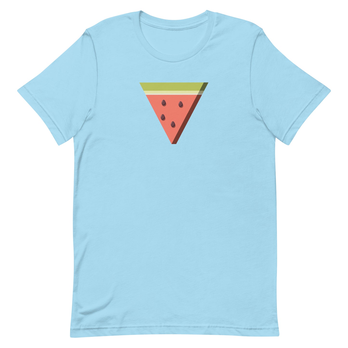 3D Watermelon Triangle Unisex t-shirt - Free Palestine