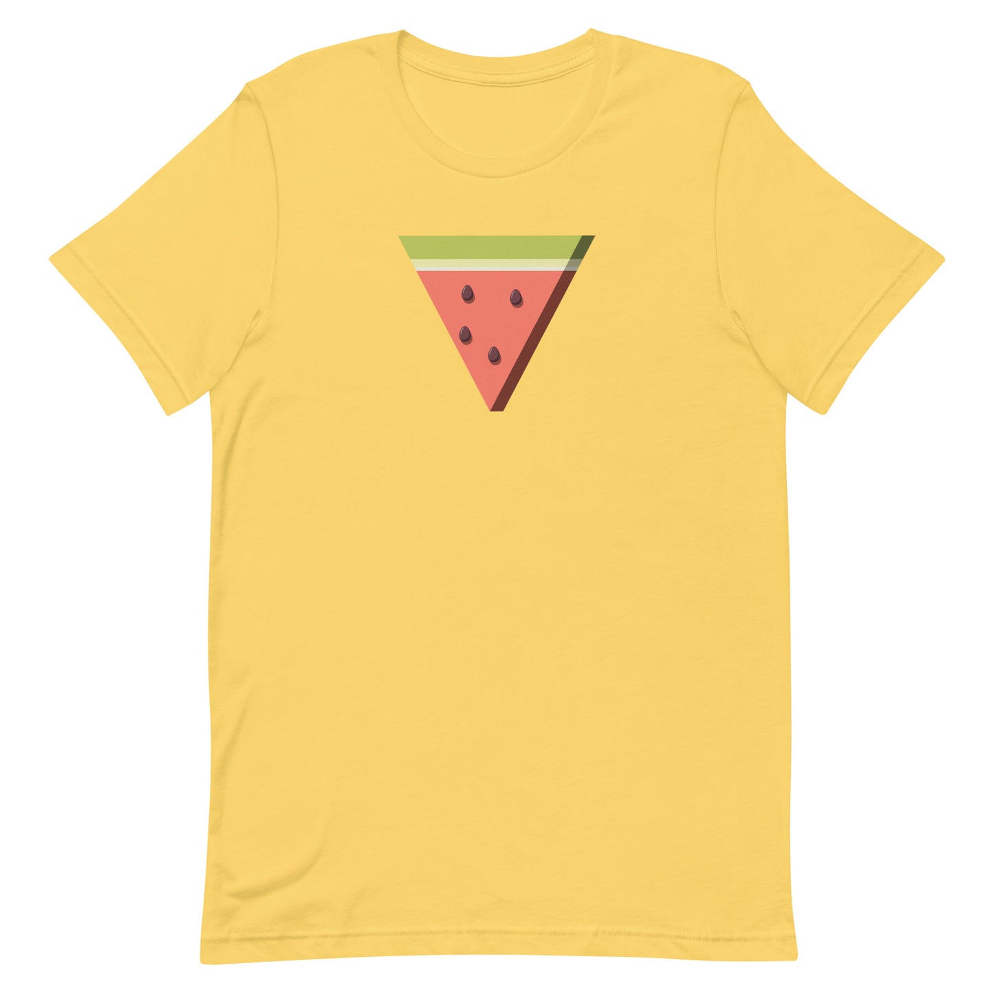3D Watermelon Triangle Unisex t-shirt - Free Palestine