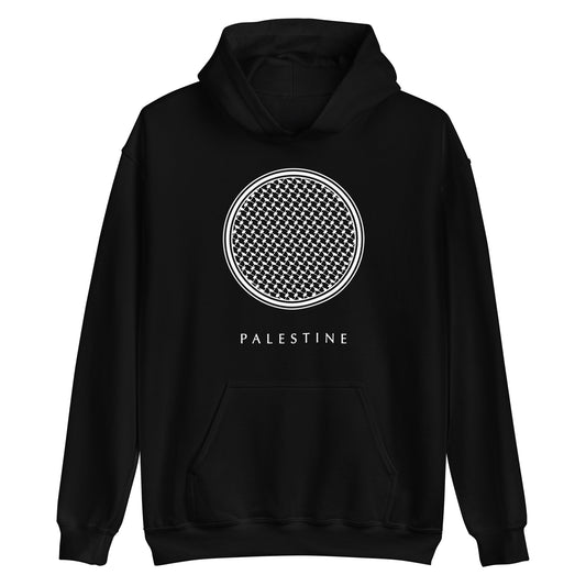 Keffiyeh Hoodie - Palestinian Scarf Design - Free Palestine
