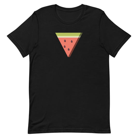 3D Watermelon Triangle Unisex t-shirt - Free Palestine